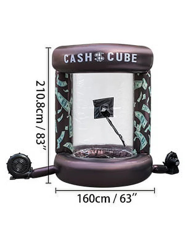 Inflatable Cash Cube Booth with Two Blowers C360