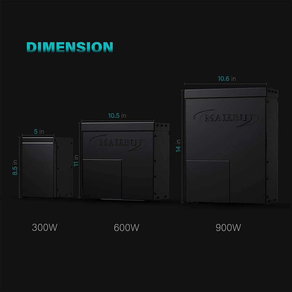 600 Watt Power Pack with Sensor Photo Cell and Weather Shield for Low Voltage Landscape Lighting M274