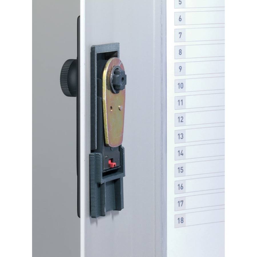 Locking Key Cabinet, 72-Key, Brushed G28633