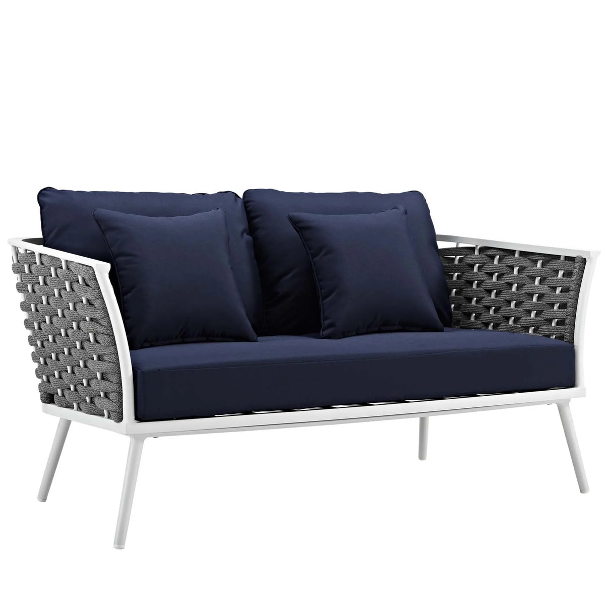 7 Piece Outdoor Patio Aluminum Sectional Sofa Set B1790