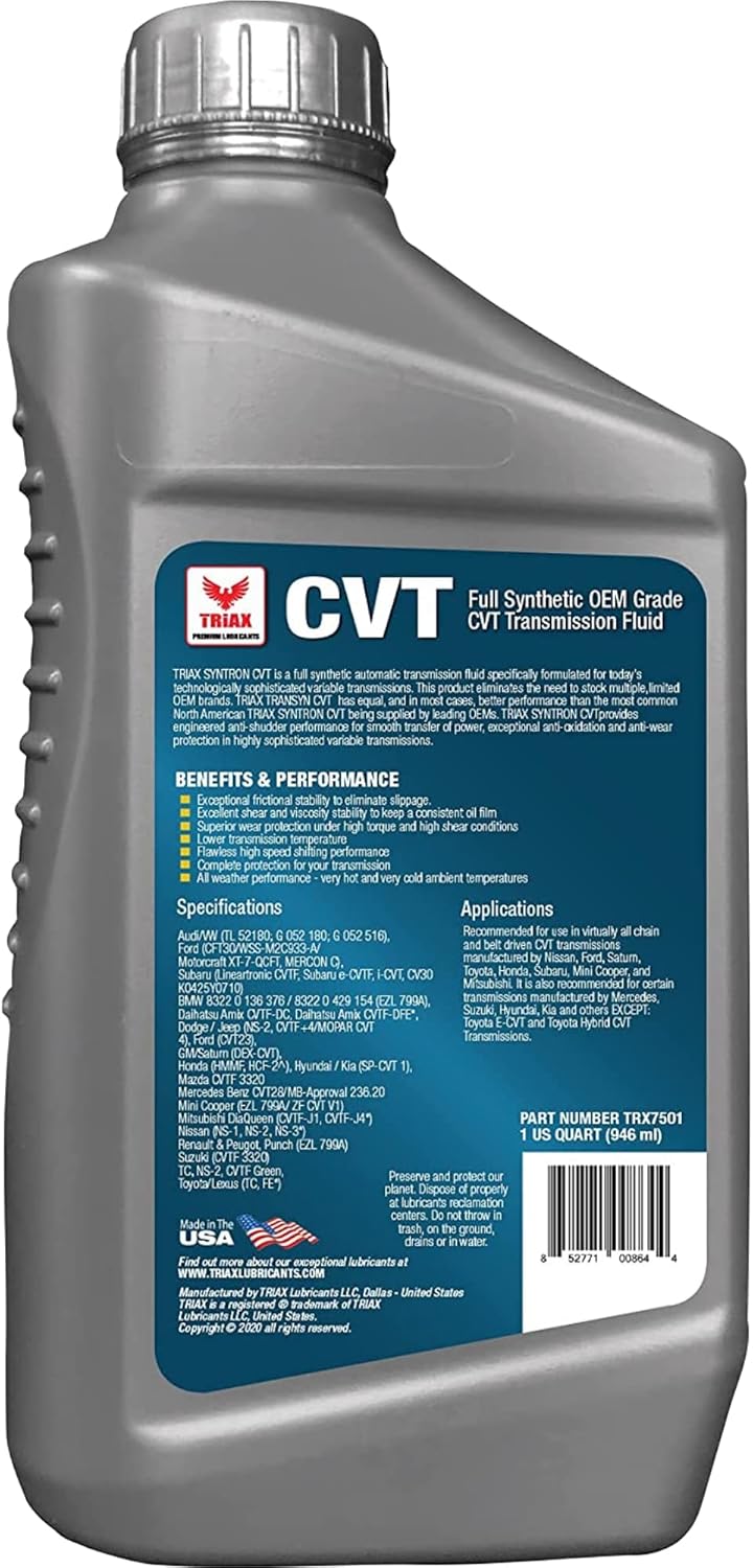 12 Quart Full Synthetic Transmission Fluid P9889