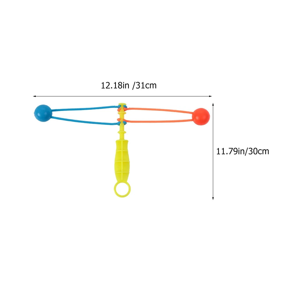 30 Pcs Plastic Hand Cranked Bumper Ball Toy Noisemakers E66680