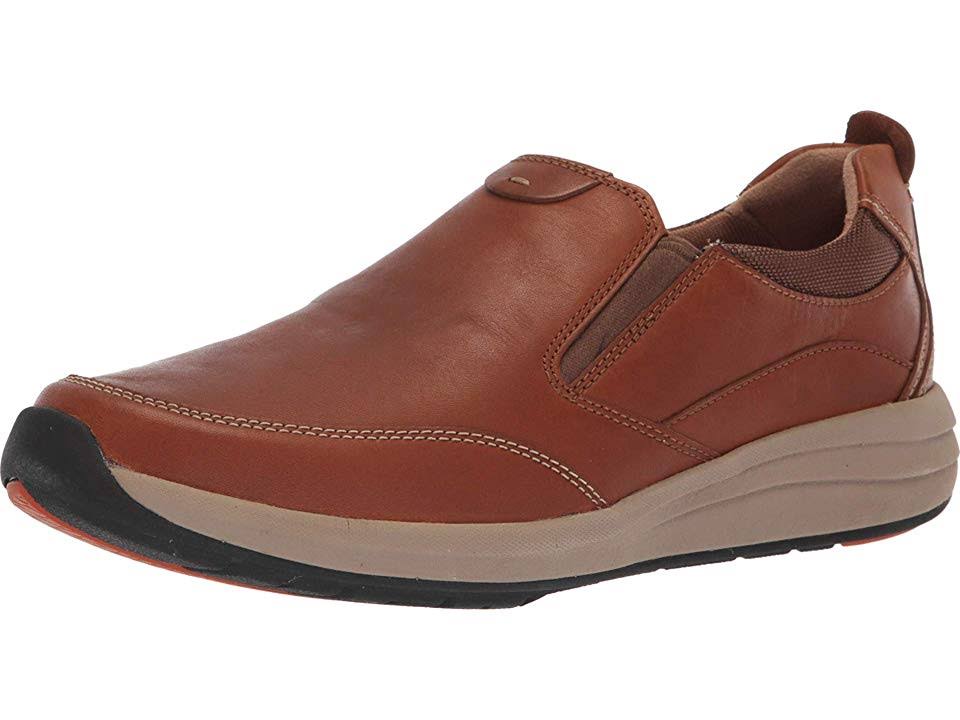Dark Tan Leather Un Coast Walk Shoes Z864435