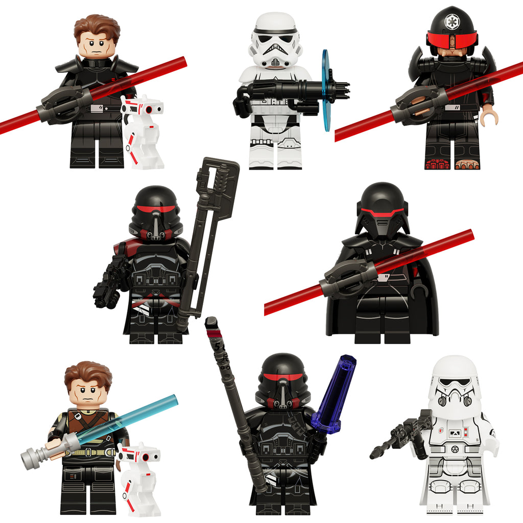 8 Pcs Clone Wars Action Figures Building Blocks Toys Sets R958
