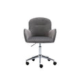 Gray Adjustable Height Swivel Task Chair B244