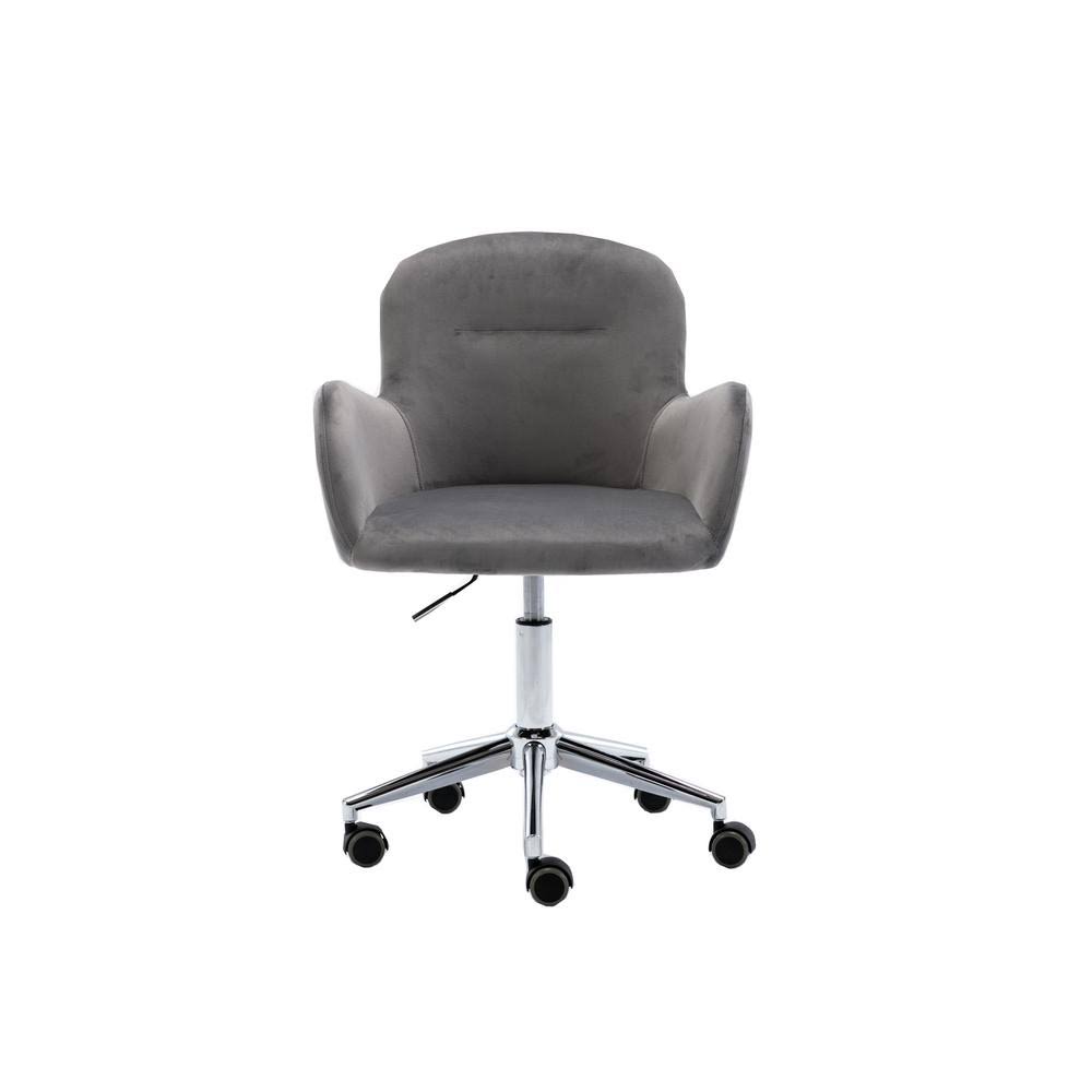 Gray Adjustable Height Swivel Task Chair B244