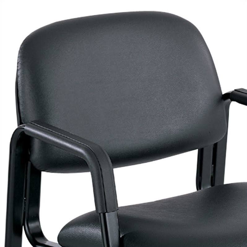 Black Vinyl Guest Chair X538354