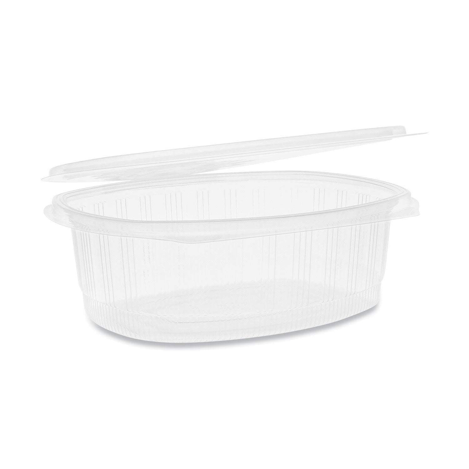 Pet Hinged Lid Deli Containers, 48 oz, Clear, 190/Carton C7741