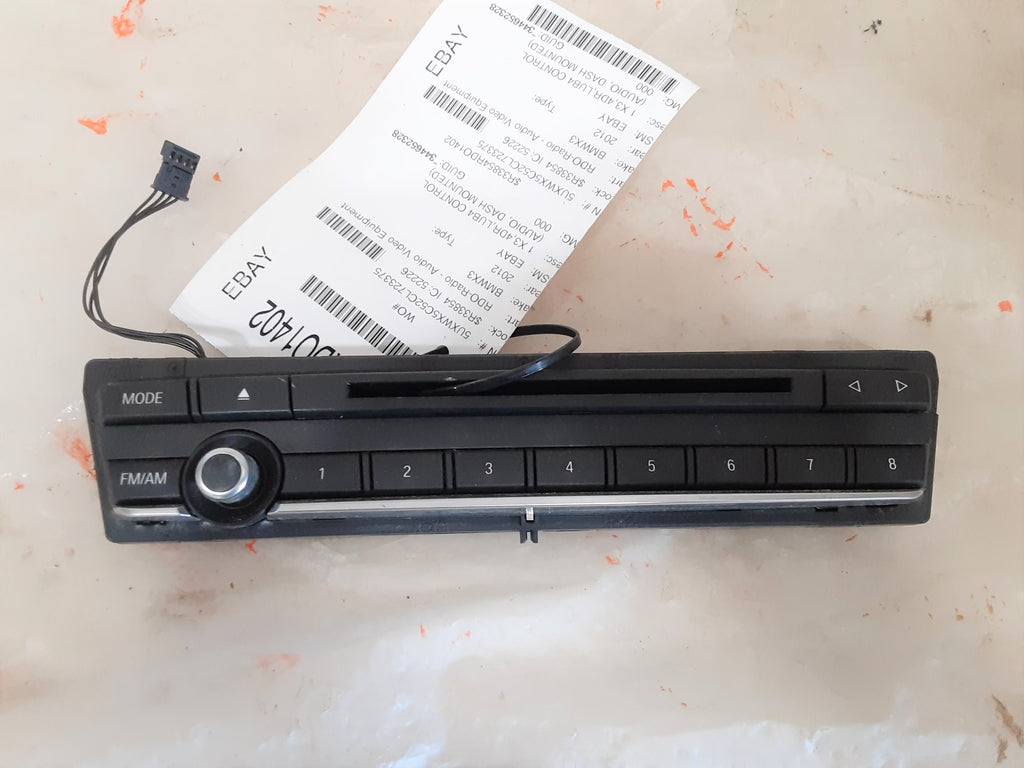 Pre-Owned BMW X4 X3 Dash Mounted Radio Control Panel H308249