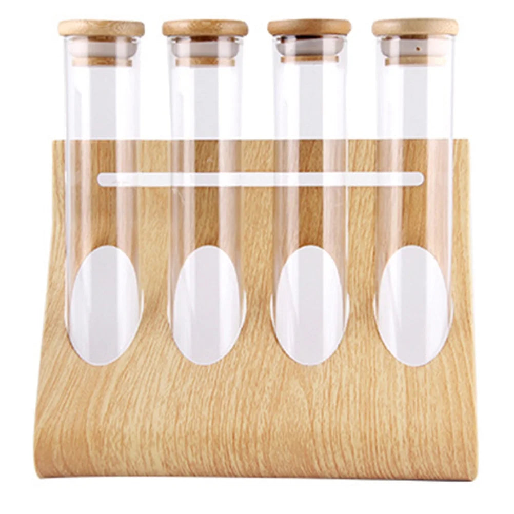 Clear Glass Test Tube Storage Rack V583