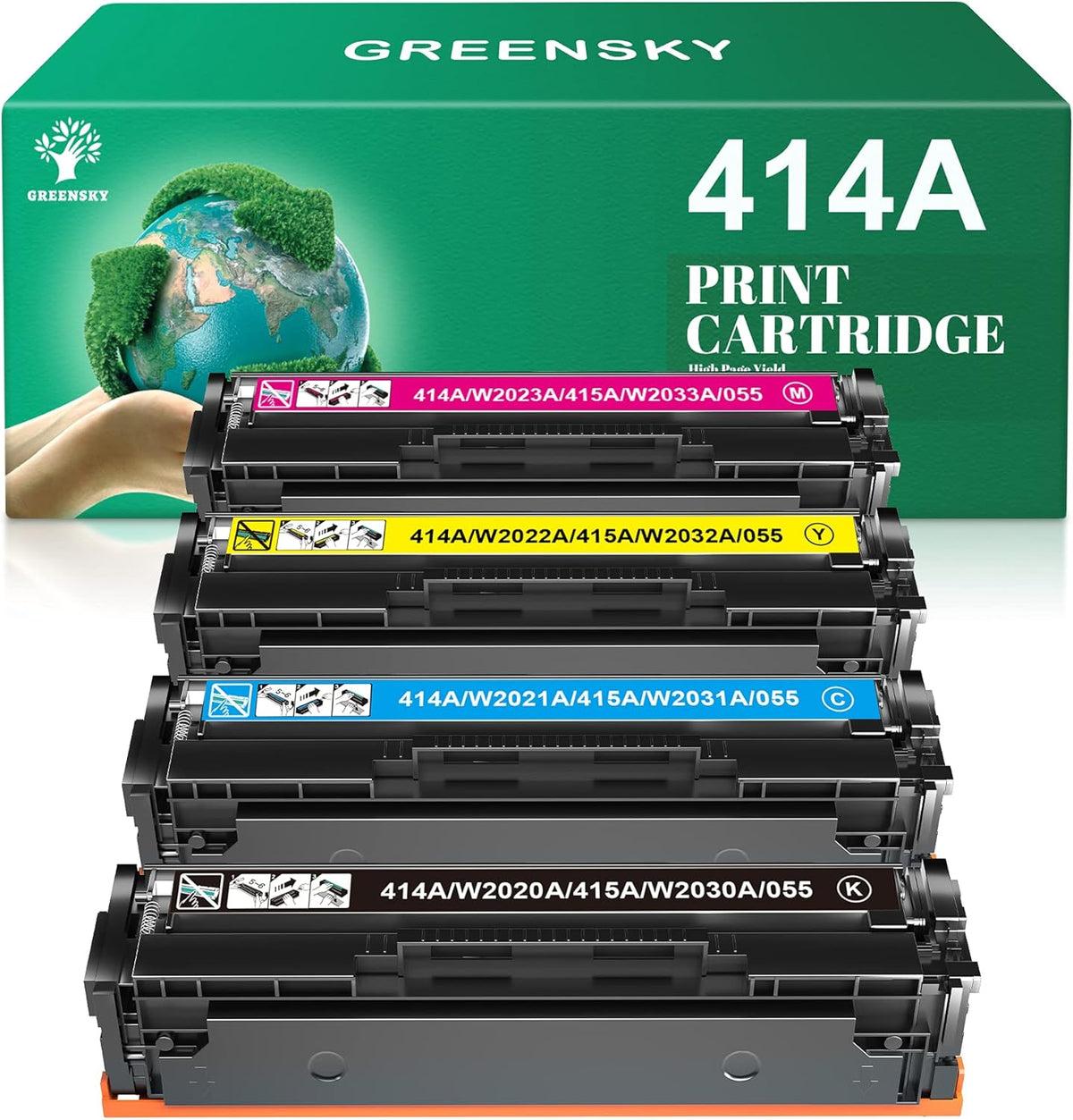 Compatible Toner Cartridge 4-Pack (BCYM) C36874