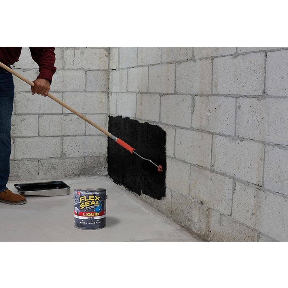Black 128 fl oz Liquid Rubber Sealant Coating I442