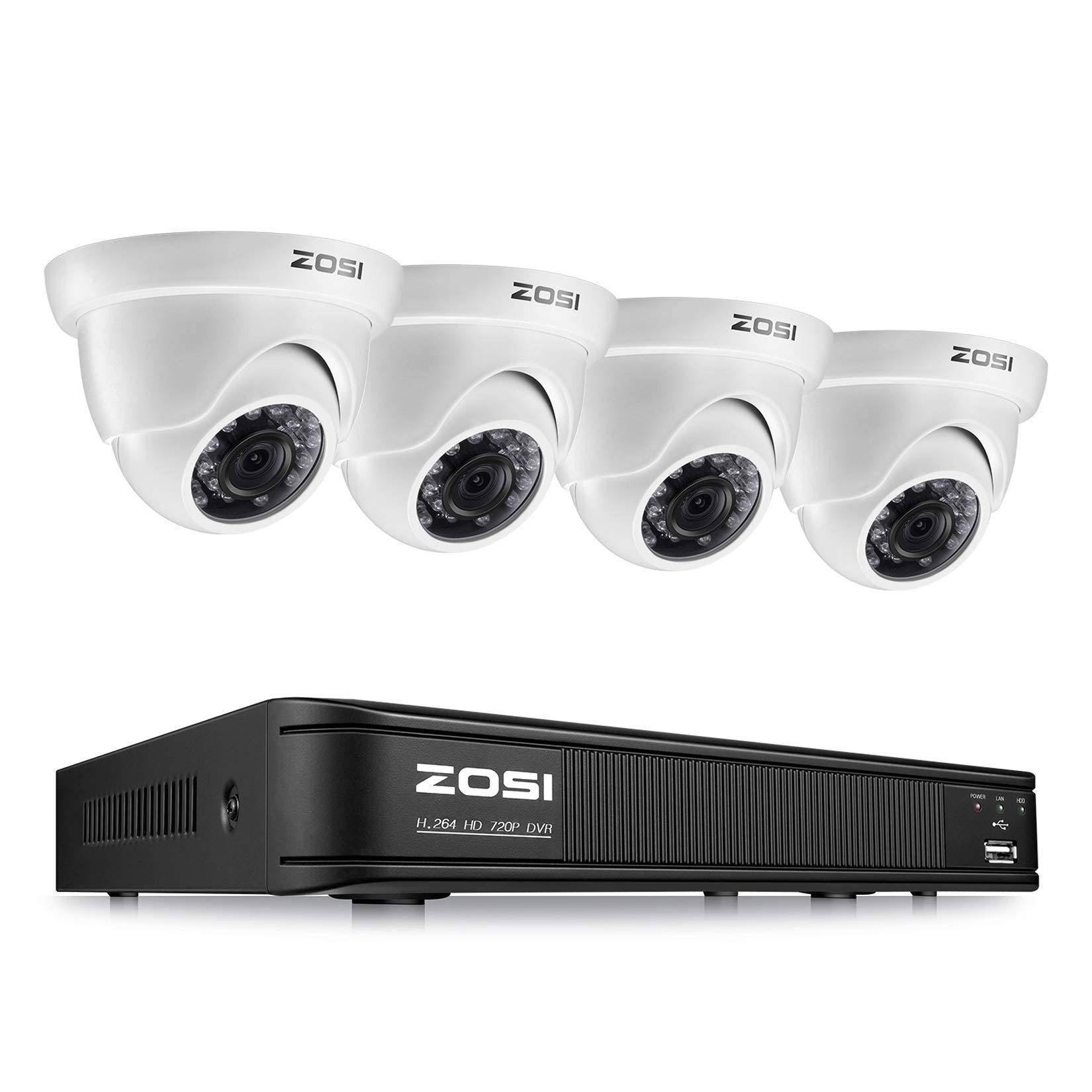 8-Channel HD-TVI 720p Security Camera System with DVR D9921