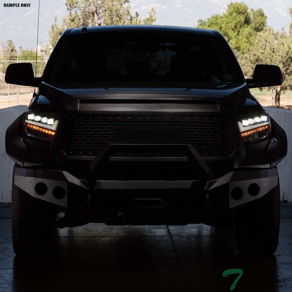 Black Housing Full LED Sequential Quad Projector Headlights U70320