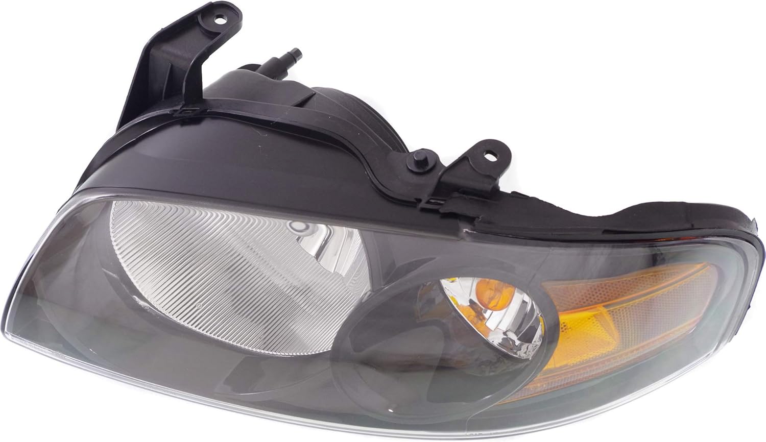 Headlight Assembly Compatible with 2004-2006 Nissan Sentra Halogen Black Driver Side Pack of 2 T24350