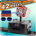 43pc Electronic Digital Moving Target with 40 Soft Darts 2 Wristbands X12776