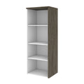 Walnut Grey White Bookcase H659521