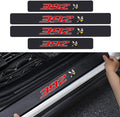 4PCS Carbon Fiber Door Sill Protector Z2518
