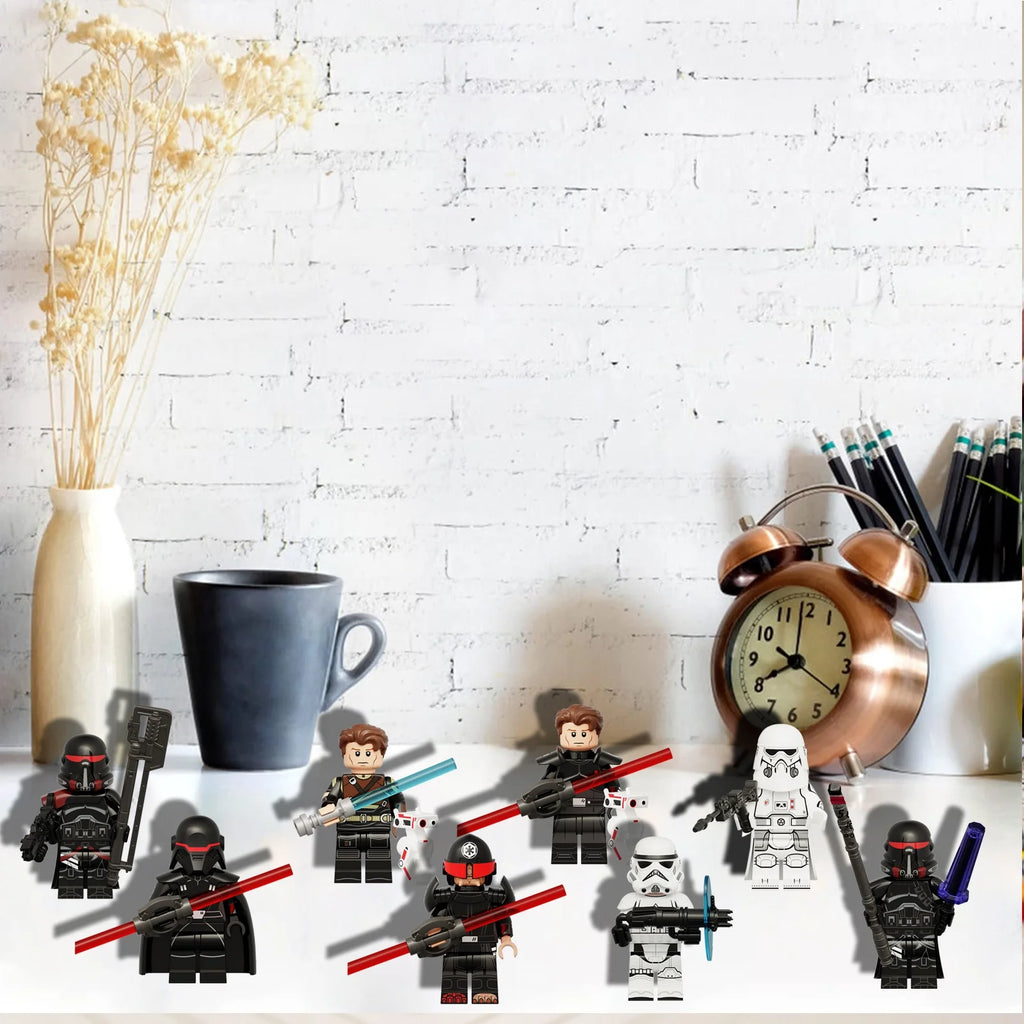 8 Pcs Clone Wars Action Figures Building Blocks Toys Sets R958