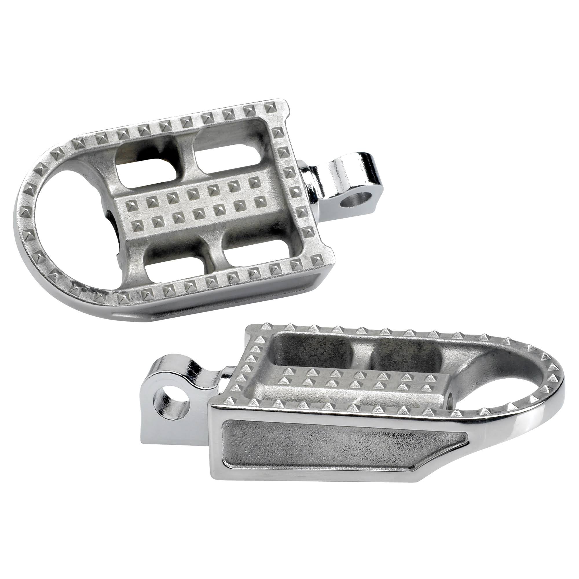 Cast Polished Stainless Foot Pegs D814