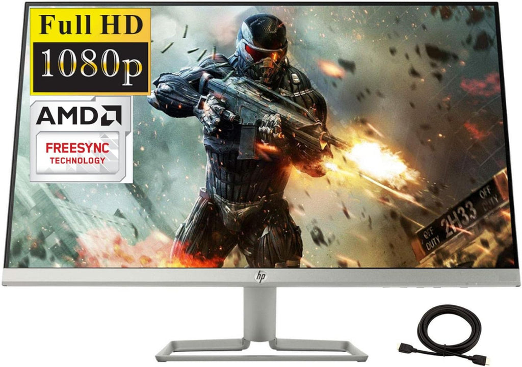 24 Widescreen IPS LED FHD 1080P Anti-Glare Monitor, 5 ms Response Time, FreeSync, HDMI VGA I196