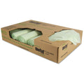 Compostable Can Liners, 48 gal, 1 mil, 42 x 48, Green, 100/Carton R374