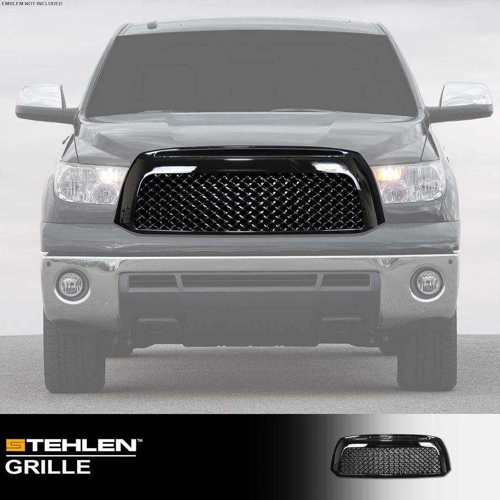 Black Mesh Front Hood Bumper Grille R498