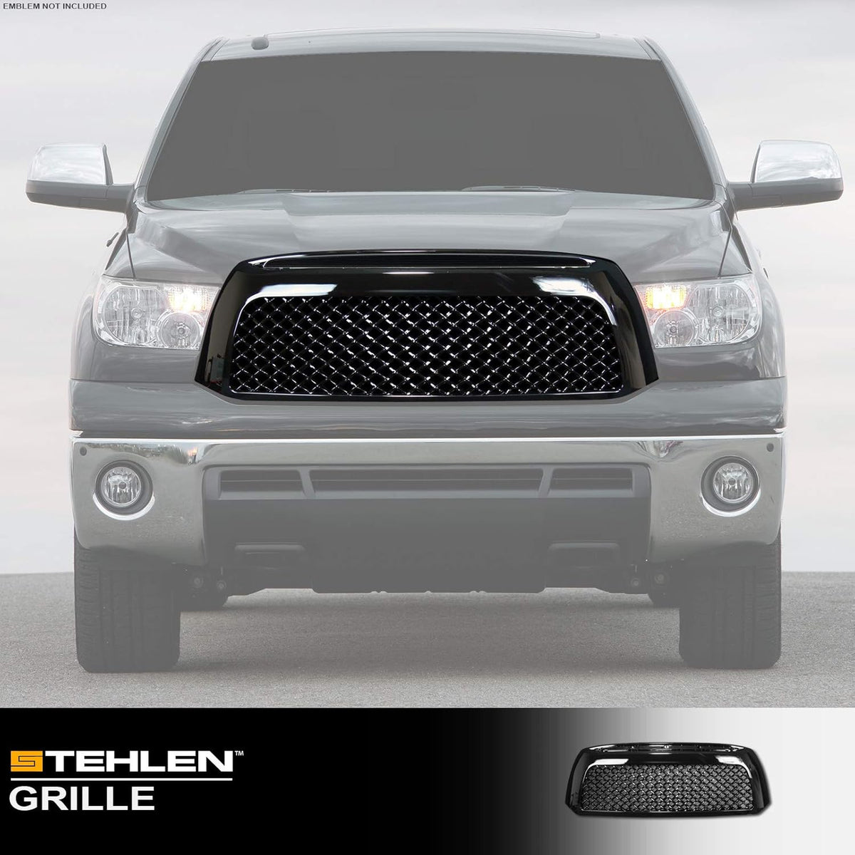 Black Mesh Front Hood Bumper Grille R498