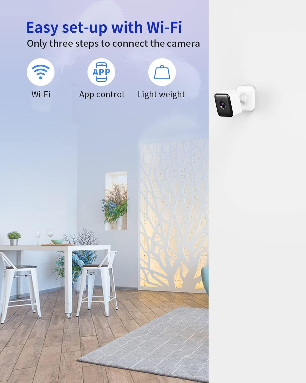2 Pack Indoor Security Camera with Night Vision and 2-Way Audio Z10651