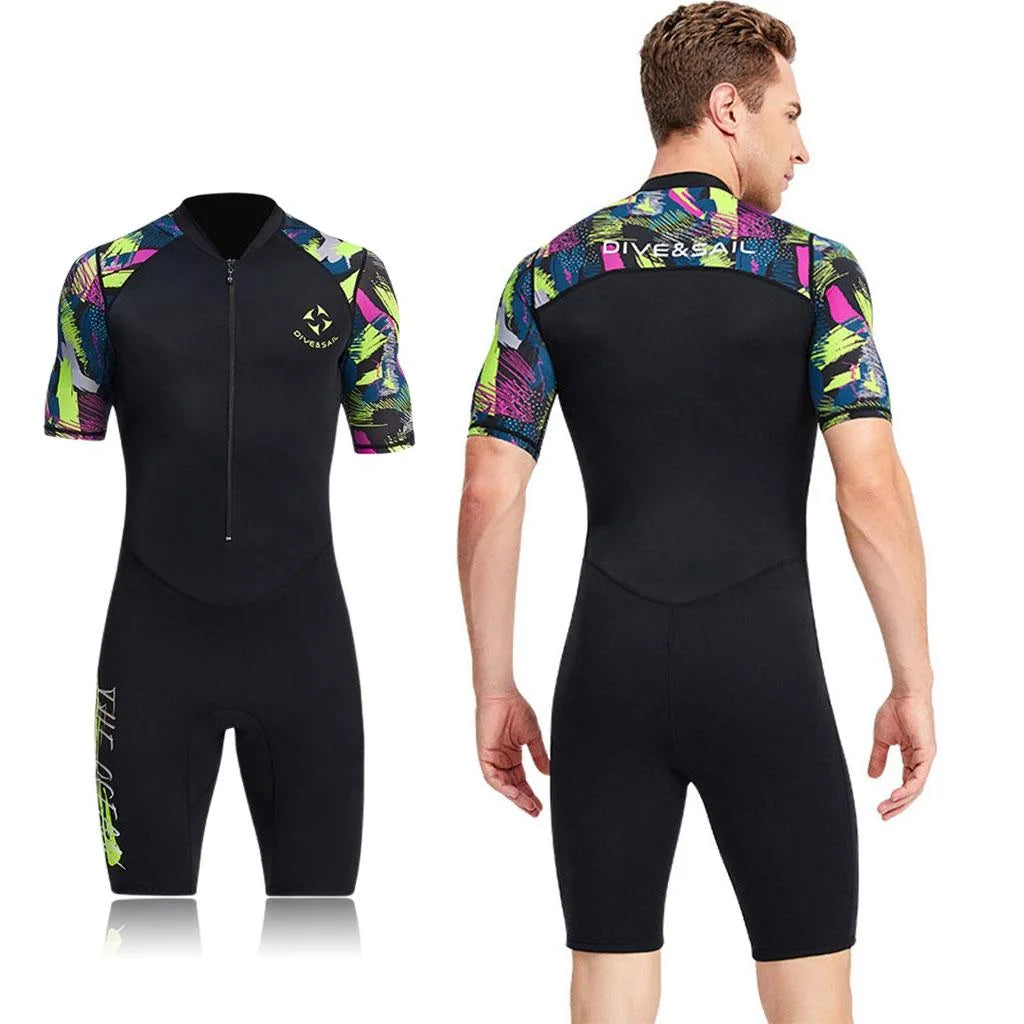 1.5mm Neoprene Shorty Wetsuit for Women K3772