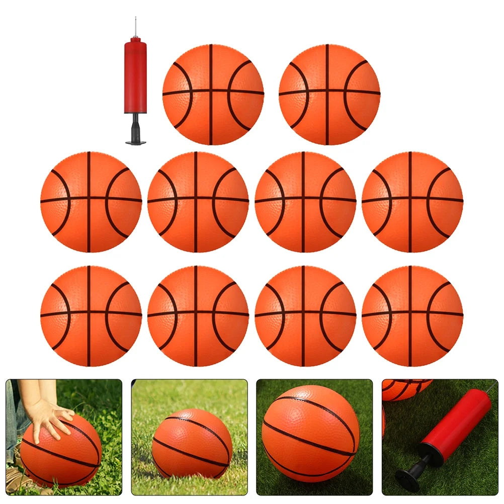 Mini Basketballs Inflatable Rubber Balls Set V1706