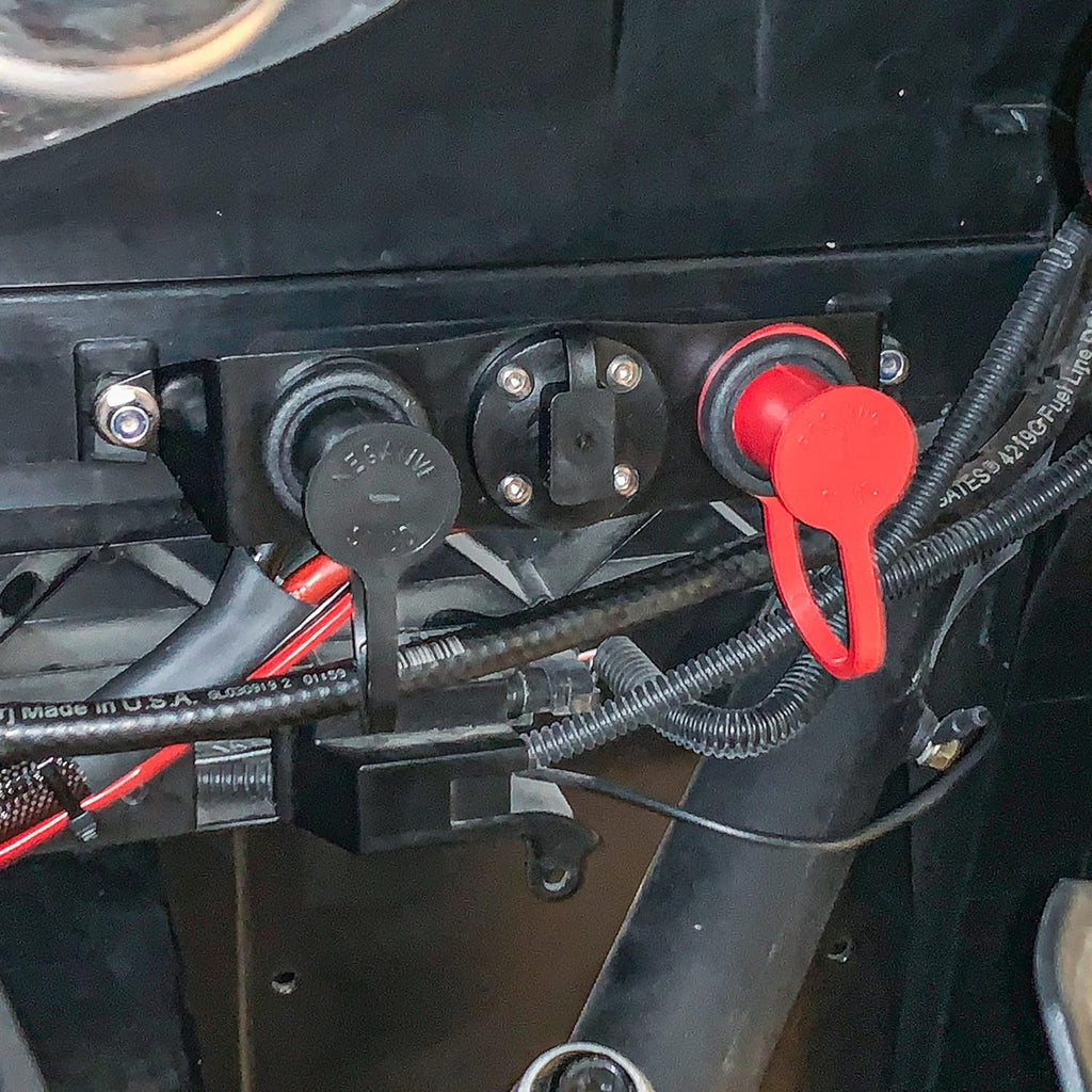 Black Battery Jump Post Terminal & Charger Kit J971045