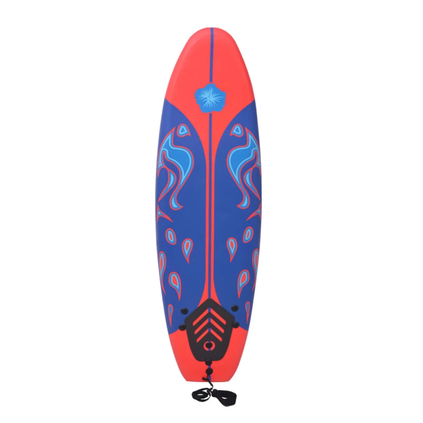 Blue and Red 66.9" Surfboard K573