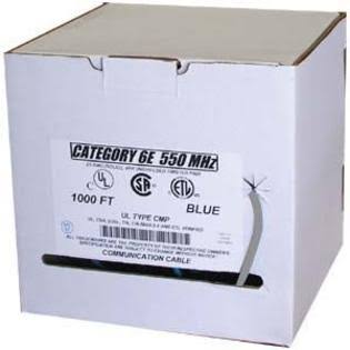 1000ft Cat6 Plenum Gray Cable C438