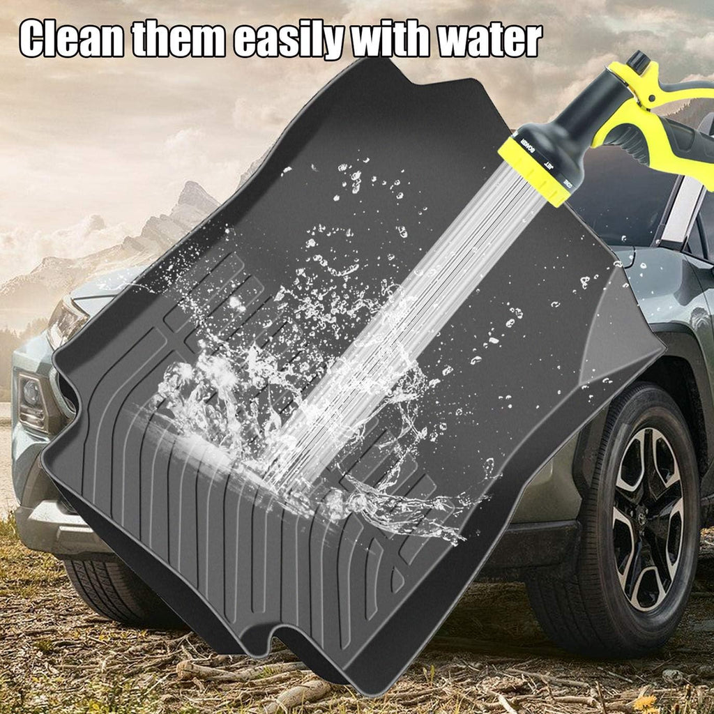 Black Heavy Duty All Weather Floor Mats for Toyota Corolla 2014-2019 Front and Rear Car Carpet M61518
