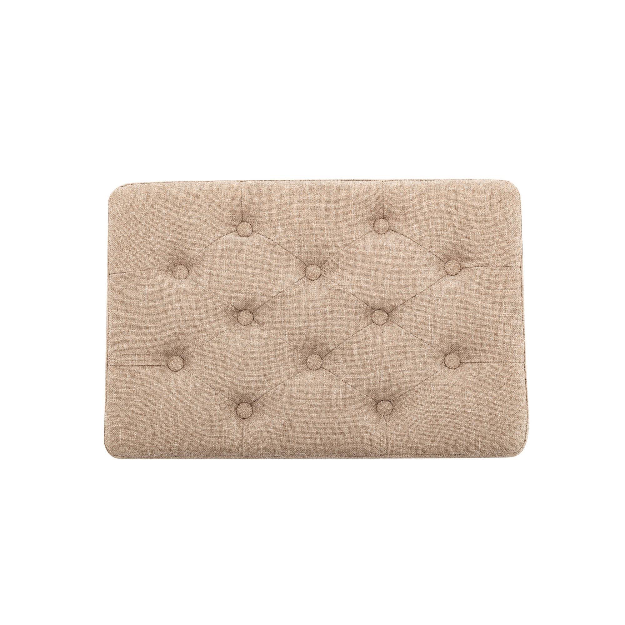Tufted Storage Ottoman with Hinged Lid Z24990