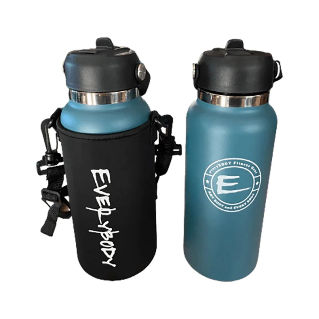 32 Ounce Wide Mouth Stainless Steel Slate Blue Water Bottle D903815