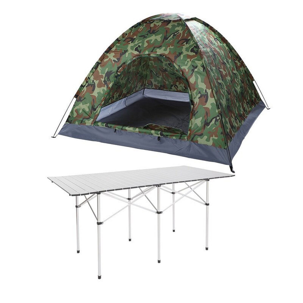 Camouflage 3-4 Person Dome Tent A363721