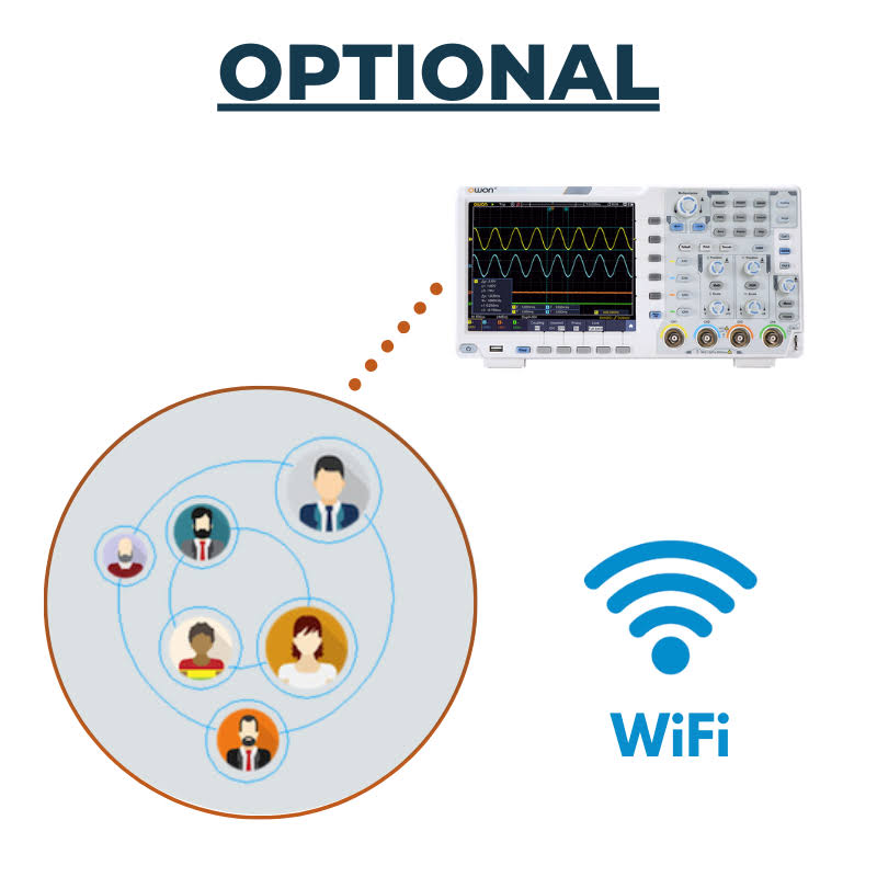 4-Channel Touchscreen 60MHz Digital Oscilloscope P475