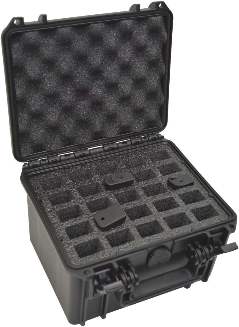Waterproof Firearm Ammunition Case with Foam Insert F17490
