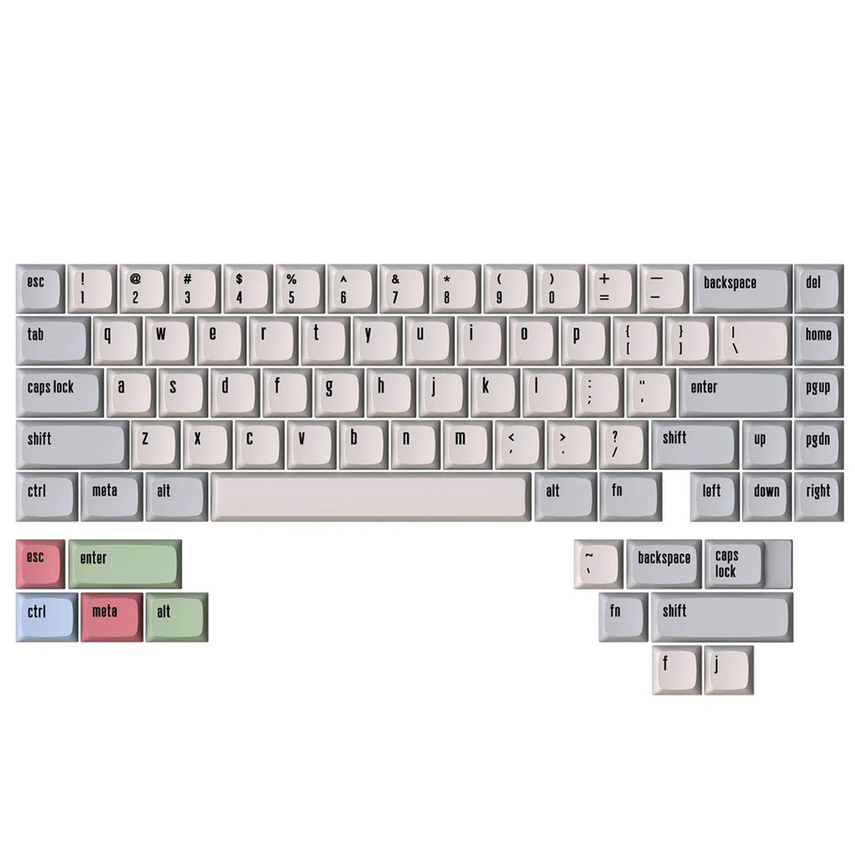 XDA Canvas Keycap Set for 65% Keyboards (79-Key Kit) Q653