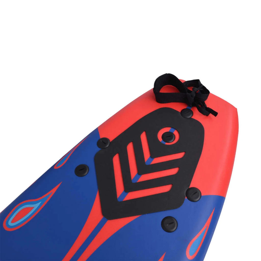 Blue and Red 66.9" Surfboard K573