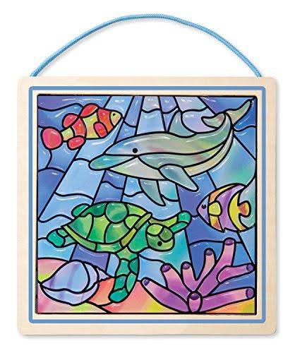 Stained Glass Made Easy Activity Kits Set: Ocean and Safari Z5126