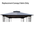 Gray Patio Gazebo Replacement Canopy Top O279