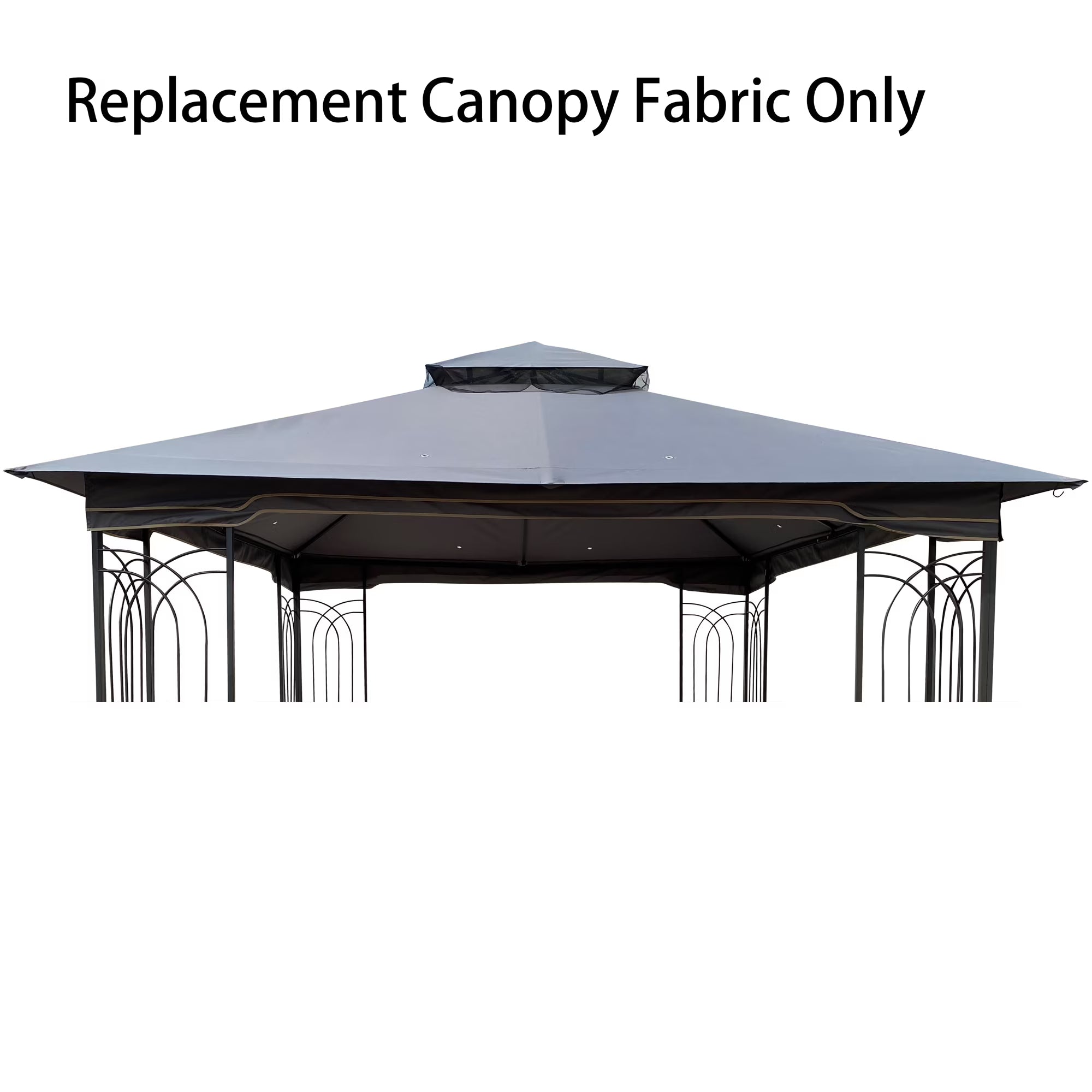 Gray Patio Gazebo Replacement Canopy Top O279