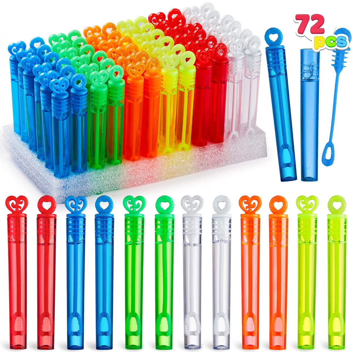 72PCS Mini Bubble Wands Bulk Toy A966