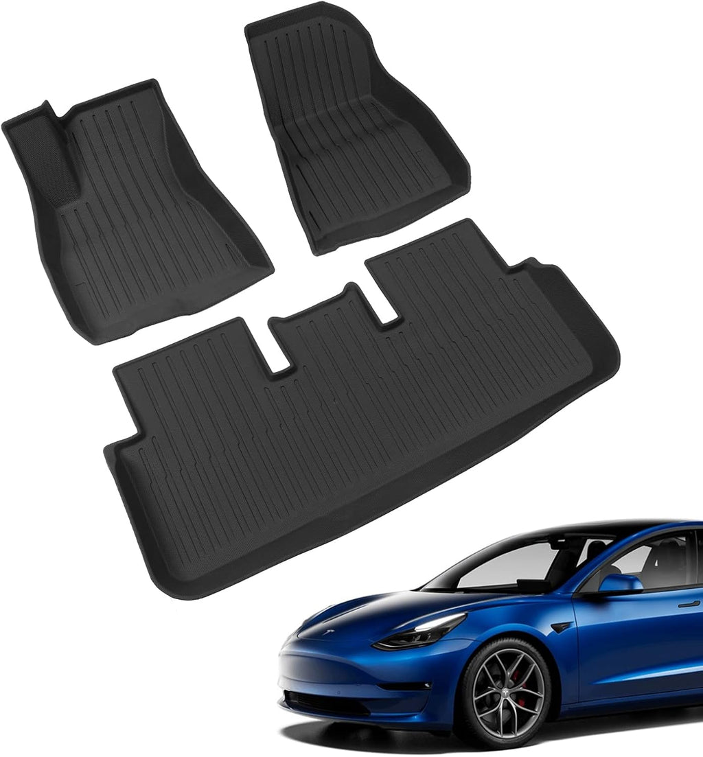 Set of 6 All Weather Frunk Mats for Tesla Model 3 X850621