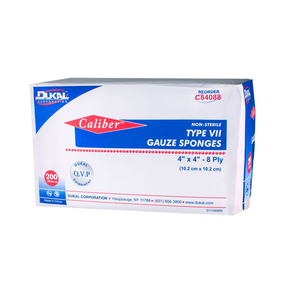 8 Ply Non-Sterile Gauze 4x22, 200 per Bag A8783