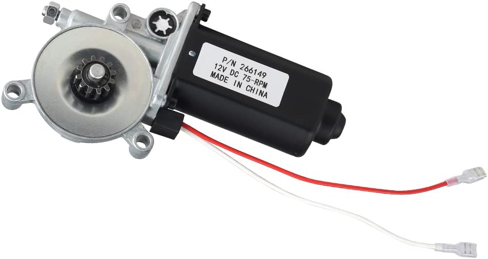 RV Power Awning Motor Replacement with Dual Connector X821339