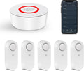 WiFi Water Sensor 5 Pack with 120dB Adjustable Alarm S24510